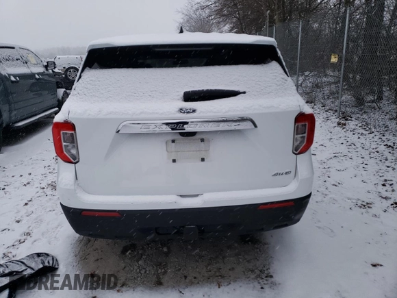 2023 Ford Explorer with VIN 1FMSK8BH8PGB85657, listed as a Copart auction lot 83587504 with 60,332 mi miles and Salvage title. Bid and sale history available at DreamBid. Image 6.
