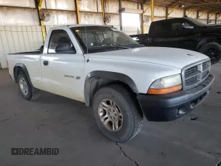 2002 Dodge Dakota with VIN 1B7FL16X02S714861, listed as a Copart auction lot 74093644 with 164,199 mi miles and Salvage Title. Bid and sale history available at DreamBid. Image 4.