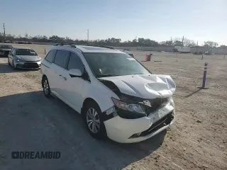 2014 Honda Odyssey EX-L with VIN 5FNRL5H67EB098473, listed as a Copart auction lot 45670685 with 163,765 mi miles and Salvage Title. Bid and sale history available at DreamBid. Image 11.