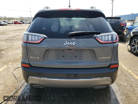 2022 Jeep Cherokee Limited with VIN 1C4PJMDX7ND541072, listed as a Copart auction lot 54271245 with 54,076 mi miles and Non repairable. Bid and sale history available at DreamBid. Image 6.