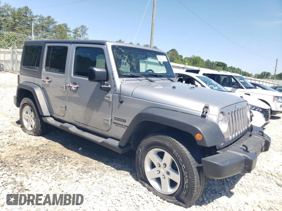 2016 Jeep Wrangler Unlimited Sport с VIN 1C4HJWDGXGL219048, выставлен на аукционе Copart как лот 55418275 с пробегом 151 211 миль миль и Списание • Salvage title. История ставок и продаж доступна на DreamBid. Изображение 4.