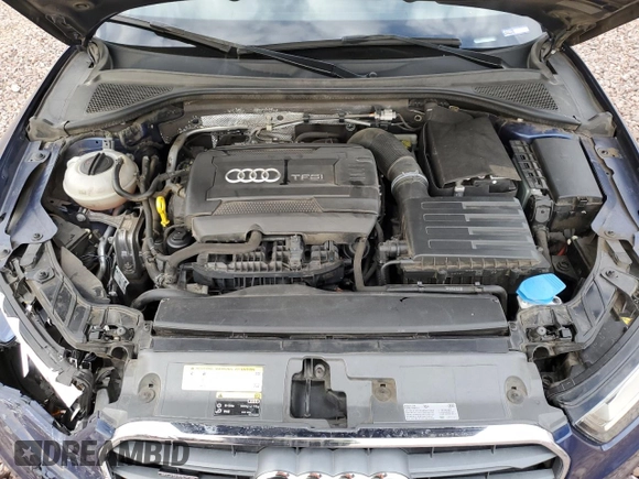 2016 Audi A3 2.0T Premium with VIN WAUB8GFF9G1013658, listed as a Copart auction lot 80048733 with 67,267 mi miles. Bid and sale history available at carsss.com. Image 11.