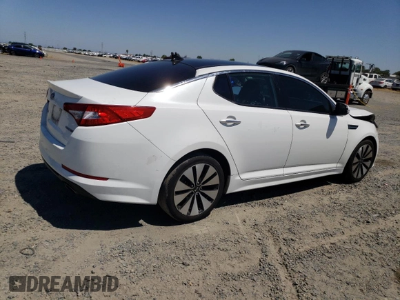 2012 Kia Optima SX z VIN 5XXGR4A61CG007878, wystawiony jako Copart lot #57992585 z przebiegiem 147 413 mil mil oraz Szkoda całkowita • Salvage title. Historia ofert i sprzedaży dostępna na DreamBid. Obrazek 3.