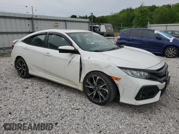2019 Honda Civic Si z VIN 2HGFC1E59KH700840, wystawiony jako Copart lot #53704695 z przebiegiem 66 191 mil mil oraz Szkody całkowita. Historia ofert i sprzedaży dostępna na DreamBid. Obrazek 4.
