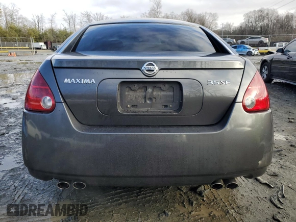 2006 Nissan Maxima 3.5 SE with VIN 1N4BA41E86C838796, listed as a Copart auction lot 44137655 with 148,835 mi miles and Salvage Title. Bid and sale history available at carsss.com. Image 6.