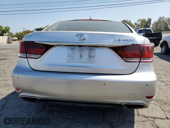 2013 Lexus LS 460 L z VIN JTHGL5EF9D5050368, wystawiony jako Copart lot #71087494 z przebiegiem 91 623 mil mil oraz Szkoda całkowita • Salvage title. Historia ofert i sprzedaży dostępna na DreamBid. Obrazek 6.