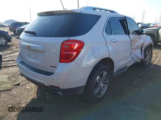 2017 Chevrolet Equinox Premier with VIN 2GNFLGE3XH6301818, listed as a IAAI auction lot 41999617 with 75,299 mi miles. Bid and sale history available at carsss.com. Image 4.