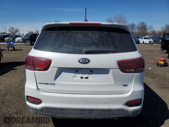 2020 Kia Sorento LX with VIN 5XYPGDA38LG646976, listed as a Copart auction lot 49665045 with 153,502 mi miles and Salvage Title. Bid and sale history available at carsss.com. Image 6.