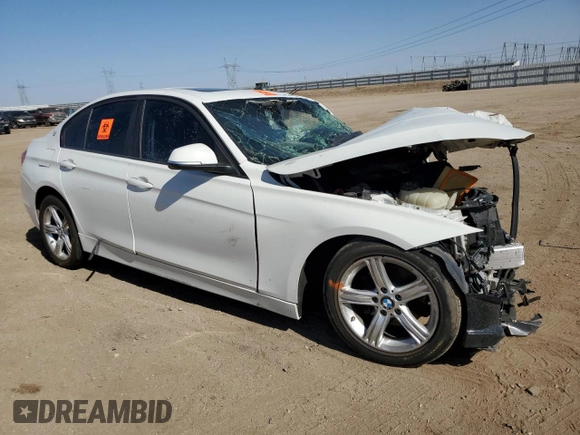 2015 BMW 3 Series 328d with VIN WBA3D3C52FK158165, listed as a Copart auction lot 65239184 with Not provided miles and Salvage title. Bid and sale history available at DreamBid. Image 4.