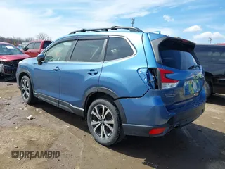 2020 Subaru Forester Limited with VIN JF2SKAUC1LH465214, listed as a IAAI auction lot 41869082 with 70,776 mi miles and . Bid and sale history available at DreamBid. Image 3.