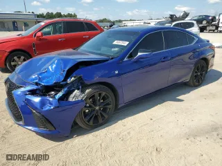 2023 Lexus ES with VIN 58ABA1C16PU027601, listed as a Copart auction lot 74887344 with 37,079 mi miles and Salvage Title. Bid and sale history available at carsss.com. Image 1.