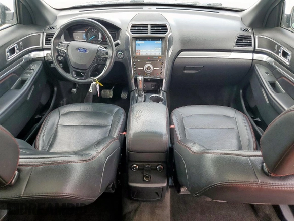 2018 Ford Explorer Sport with VIN 1FM5K8GT5JGA43588, listed as a Copart auction lot 54320345 with 148,996 mi miles and Salvage Title. Bid and sale history available at DreamBid. Image 8.
