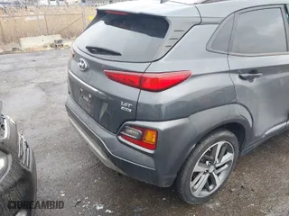 2020 Hyundai Kona Limited with VIN KM8K3CA56LU414081, listed as a IAAI auction lot 41489928 with 63,090 mi miles. Bid and sale history available at carsss.com. Image 4.