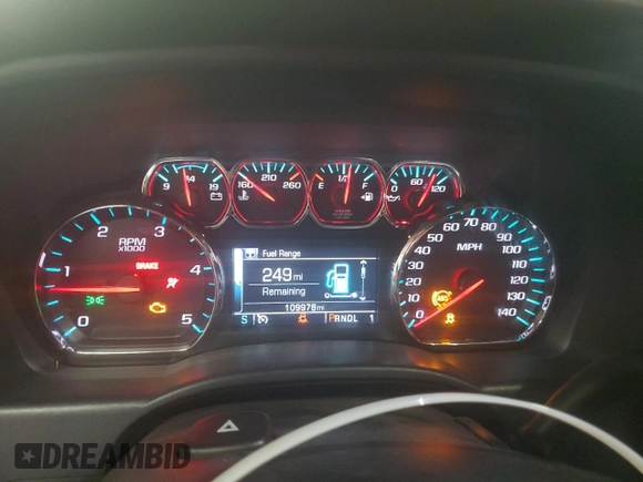 2019 Chevrolet Silverado 3500HD LTZ with VIN 1GC4KXEYXKF162494, listed as a Copart auction lot 69509444 with 109,978 mi miles and Salvage Title. Bid and sale history available at carsss.com. Image 9.
