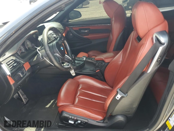 2018 BMW M4 with VIN WBS4Z9C50JED22222, listed as a Copart auction lot 57043595 with 71,899 mi miles and Salvage title. Bid and sale history available at DreamBid. Image 7.