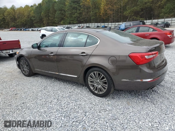 2014 Kia Cadenza Premium with VIN KNALN4D71E5129725, listed as a Copart auction lot 79110494 with 76,919 mi miles and Salvage Title. Bid and sale history available at carsss.com. Image 2.