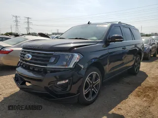 2019 Ford Expedition Limited с VIN 1FMJU2AT5KEA40279, выставлен на аукционе Copart как лот 60740325 с пробегом 56 077 миль миль и Списание • Salvage title. История ставок и продаж доступна на DreamBid. Изображение 1.