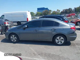2013 Honda Civic LX with VIN 19XFB2F55DE252598, listed as a IAAI auction lot 42490248 with 115,550 mi miles and . Bid and sale history available at DreamBid. Image 14.