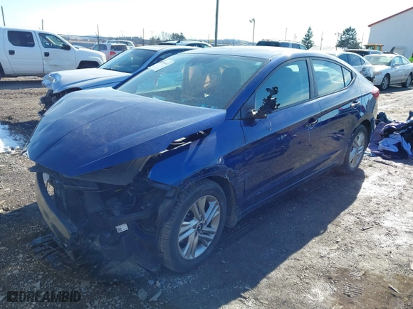 2020 Hyundai Elantra Value Edition with VIN 5NPD84LF0LH630996, listed as a IAAI auction lot 41566447 with 37,017 mi miles. Bid and sale history available at carsss.com. Image 2.