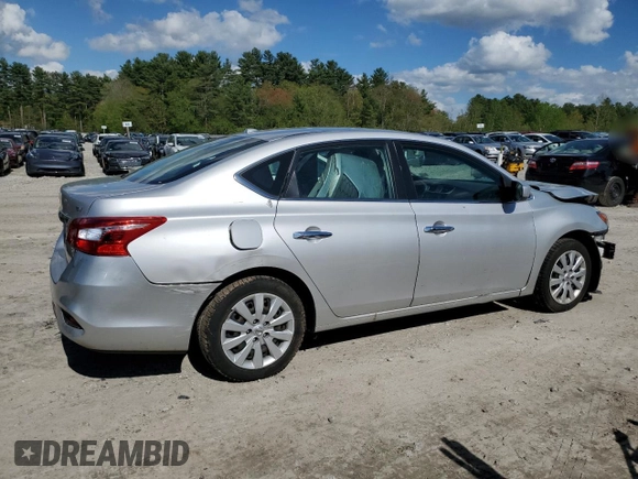 2017 Nissan Sentra SV z VIN 3N1AB7AP4HY295725, wystawiony jako Copart lot #56043405 z przebiegiem 71 564 mil mil oraz Szkoda całkowita • Salvage title. Historia ofert i sprzedaży dostępna na DreamBid. Obrazek 3.