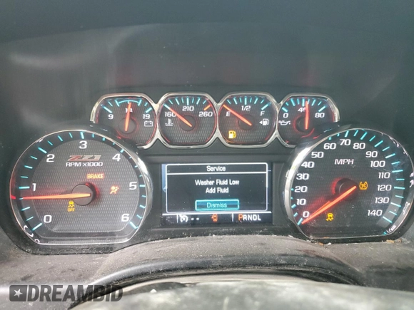 2017 Chevrolet Silverado 1500 LT with VIN 1GCVKREC1HZ390864, listed as a Copart auction lot 56366955 with 123,658 mi miles and Clean Title. Bid and sale history available at DreamBid. Image 9.