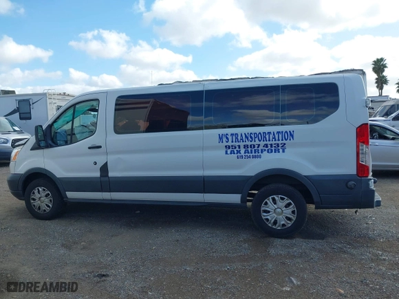 2016 Ford Transit Wagon XL with VIN 1FBZX2ZM5GKB32047, listed as a IAAI auction lot 41710159 with 321,489 mi miles. Bid and sale history available at carsss.com. Image 14.