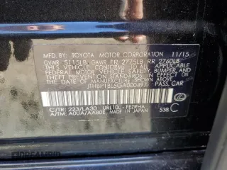 2016 Lexus GS F F with VIN JTHBP1BL5GA000497, listed as a Copart auction lot 87638915 with 43,939 mi miles and Salvage Title. Bid and sale history available at DreamBid. Image 13.