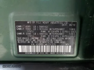 2013 Subaru Outback 2.5i Premium with VIN 4S4BRBCC6D3207976, listed as a Copart auction lot 51816435 with 147,291 mi miles and Salvage Title. Bid and sale history available at carsss.com. Image 13.