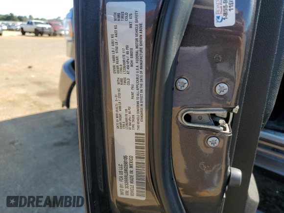 2021 Ram 3500 Limited with VIN 3C63RRRL6MG590105, listed as a Copart auction lot 73717724 with 57,580 mi miles and Salvage Title. Bid and sale history available at carsss.com. Image 12.