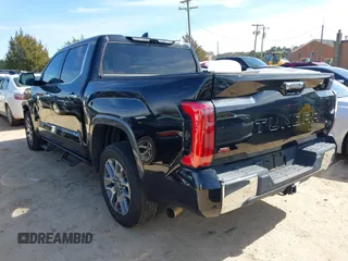 2022 Toyota Tundra 2WD 1794 Edition with VIN 5TFMA5AB0NX012756, listed as a IAAI auction lot 41595360 with 81,206 mi miles. Bid and sale history available at carsss.com. Image 3.