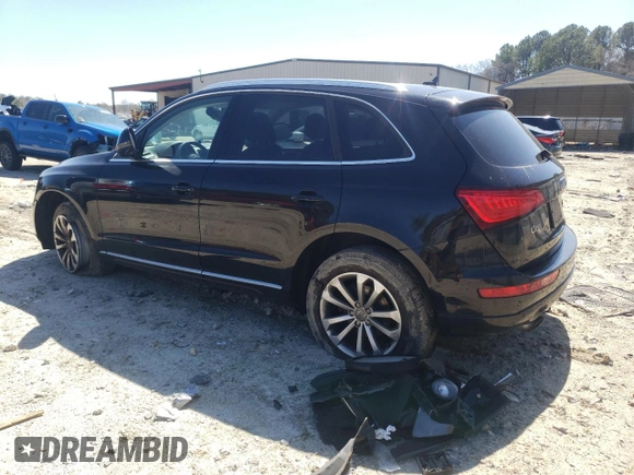 2014 Audi Q5 Premium Plus with VIN WA1LFAFP9EA054480, listed as a Copart auction lot 50327955 with 0 mi miles and Salvage Title. Bid and sale history available at carsss.com. Image 2.