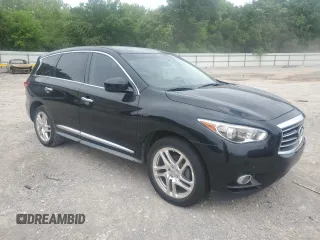 2013 Infiniti JX35 with VIN 5N1AL0MN4DC302540, listed as a Copart auction lot 55790725 with 190,042 mi miles and Clean Title. Bid and sale history available at DreamBid. Image 4.