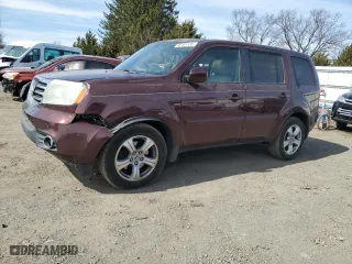 2013 Honda Pilot EX-L with VIN 5FNYF4H7XDB019737, listed as a Copart auction lot 50461335 with 154,181 mi miles and Salvage Title. Bid and sale history available at carsss.com. Image 1.