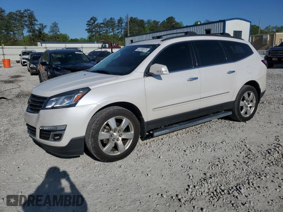 2016 Chevrolet Traverse LTZ z VIN 1GNKRJKD9GJ287581, wystawiony jako Copart lot #52200875 z przebiegiem 97 425 mil mil oraz Szkoda całkowita • Salvage title. Historia ofert i sprzedaży dostępna na DreamBid. Obrazek 1.