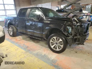 2018 Ford F-150 XL with VIN 1FTEW1E56JFC27884, listed as a Copart auction lot 42515805 with Not Provided miles and Salvage Title. Bid and sale history available at DreamBid. Image 4.