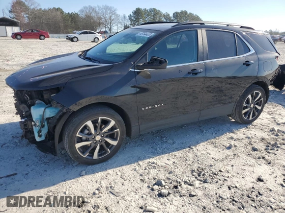 2022 Chevrolet Equinox LT with VIN 3GNAXKEVXNL195204, listed as a Copart auction lot 46784405 with 63,924 mi miles and Salvage Title. Bid and sale history available at DreamBid. Image 1.