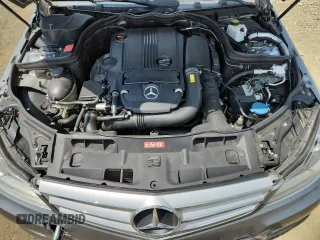 2012 Mercedes-Benz C 250 Sport with VIN WDDGF4HB4CA725244, listed as a Copart auction lot 65667205 with 96,335 mi miles and Salvage title. Bid and sale history available at DreamBid. Image 11.