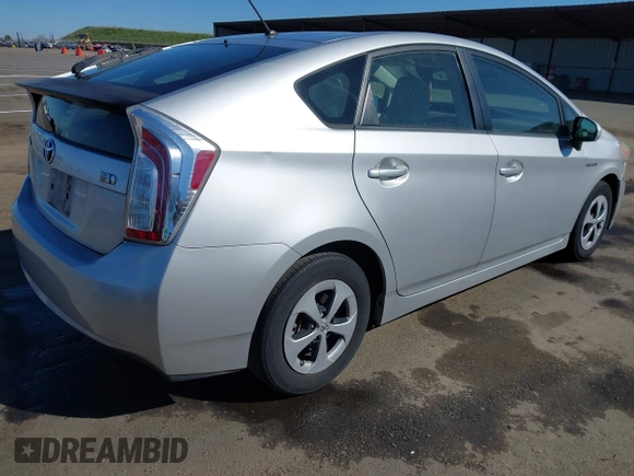 2013 Toyota Prius One with VIN JTDKN3DU8D5575688, listed as a IAAI auction lot 41754122 with 195,862 mi miles and . Bid and sale history available at DreamBid. Image 4.