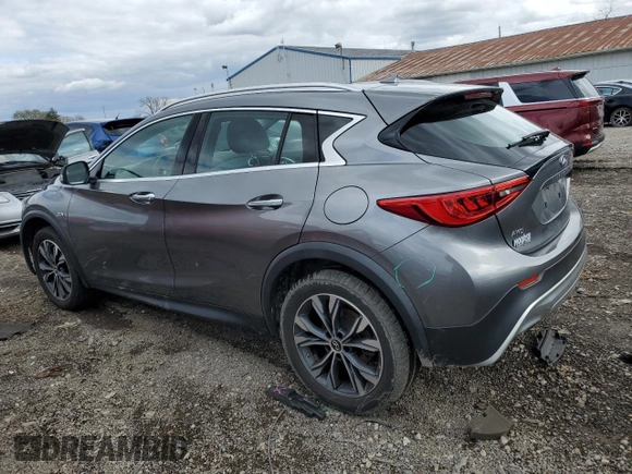 2018 Infiniti QX30 Premium with VIN SJKCH5CR2JA059525, listed as a Copart auction lot 49090874 with 100,575 mi miles. Bid and sale history available at carsss.com. Image 2.