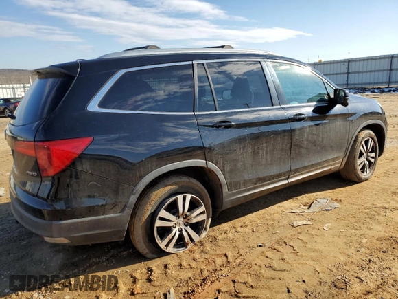 2016 Honda Pilot EX-L with VIN 5FNYF6H53GB078045, listed as a Copart auction lot 88852235 with 137,567 mi miles and Salvage Title. Bid and sale history available at carsss.com. Image 3.