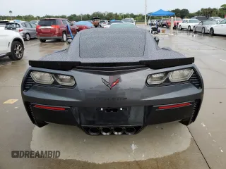 2017 Chevrolet Corvette Z06 3LZ with VIN 1G1YU2D60H5604768, listed as a Copart auction lot 74504534 with 0 mi miles and Non Repairable. Bid and sale history available at carsss.com. Image 6.