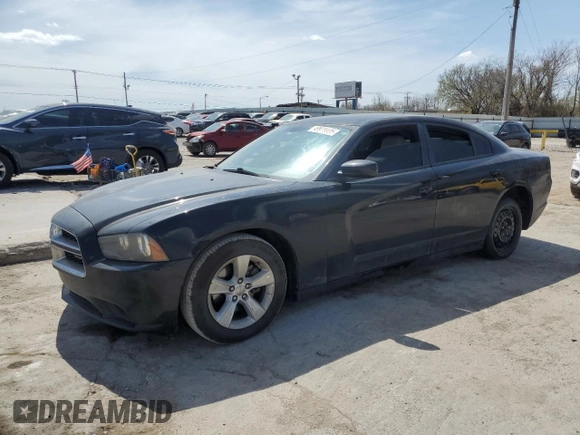 2012 Dodge Charger SE with VIN 2C3CDXBG5CH178656, listed as a Copart auction lot 49979995 with 117,505 mi miles and Salvage Title. Bid and sale history available at DreamBid. Image 1.