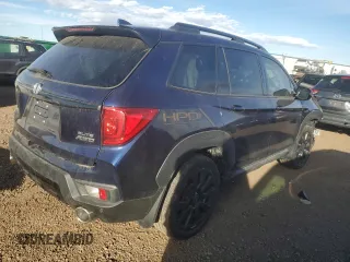 2022 Honda Passport Elite z VIN 5FNYF8H03NB028453, wystawiony jako Copart lot #46283265 z przebiegiem 16 898 mil mil oraz Szkody całkowita. Historia ofert i sprzedaży dostępna na DreamBid. Obrazek 3.