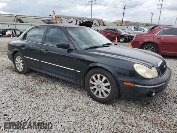 2002 Hyundai Sonata GLS with VIN KMHWF35H52A615774, listed as a Copart auction lot 72336474 with 156,588 mi miles and Salvage Title. Bid and sale history available at carsss.com. Image 4.