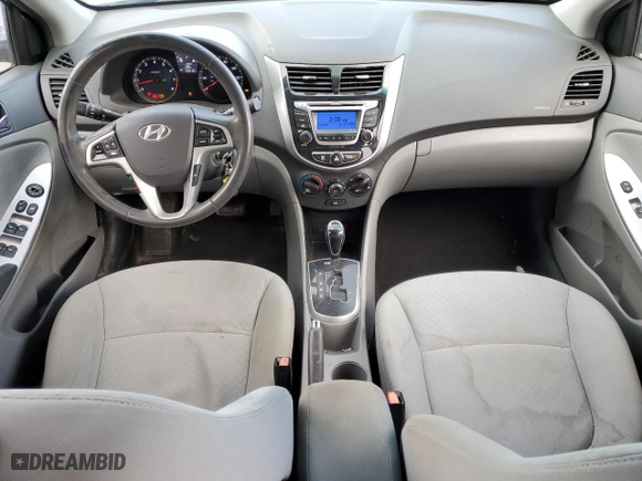 2014 Hyundai Accent SE with VIN KMHCU5AEXEU165364, listed as a Copart auction lot 46703125 with 73,312 mi miles and Salvage Title. Bid and sale history available at carsss.com. Image 8.
