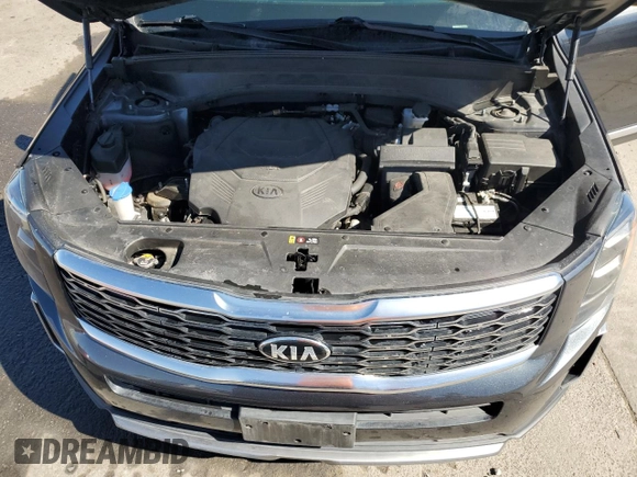 2021 Kia Telluride SX with VIN 5XYP5DHC7MG165582, listed as a Copart auction lot 50205325 with 47,999 mi miles and Salvage Title. Bid and sale history available at carsss.com. Image 12.