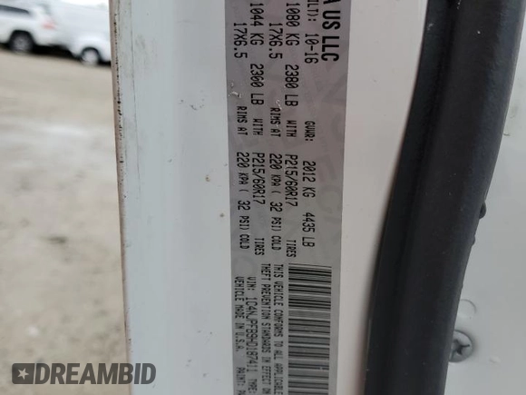 2017 Jeep Patriot Latitude with VIN 1C4NJPFB9HD187411, listed as a Copart auction lot 52579165 with 153,869 mi miles and Salvage Title. Bid and sale history available at DreamBid. Image 16.