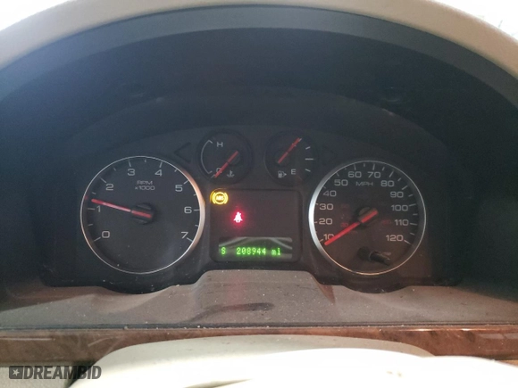 2007 Ford Five Hundred SEL with VIN 1FAHP24137G131105, listed as a Copart auction lot 69402004 with 208,944 mi miles and Salvage Title. Bid and sale history available at carsss.com. Image 9.
