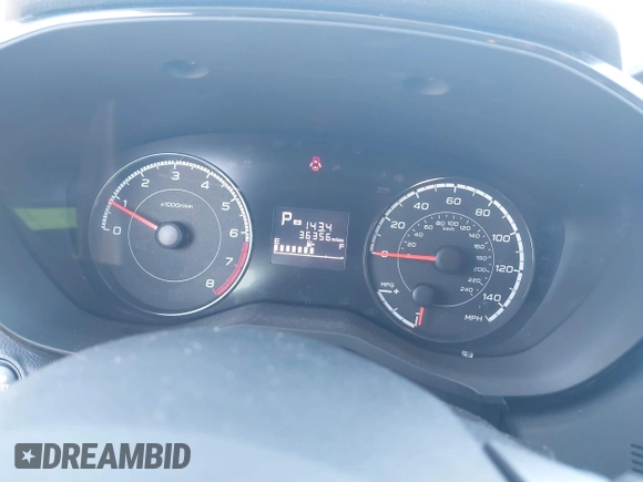 2017 Subaru Impreza with VIN 4S3GTAA61H3725339, listed as a IAAI auction lot 42171345 with 36,356 mi miles and . Bid and sale history available at DreamBid. Image 7.