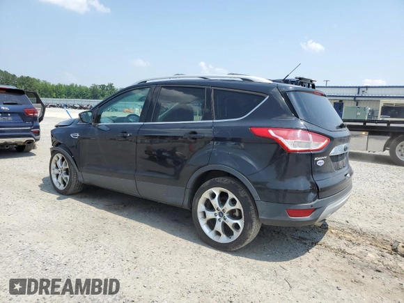 2015 Ford Escape Titanium with VIN 1FMCU0JX7FUA87129, listed as a Copart auction lot 61846965 with 160,044 mi miles and Salvage title. Bid and sale history available at DreamBid. Image 2.